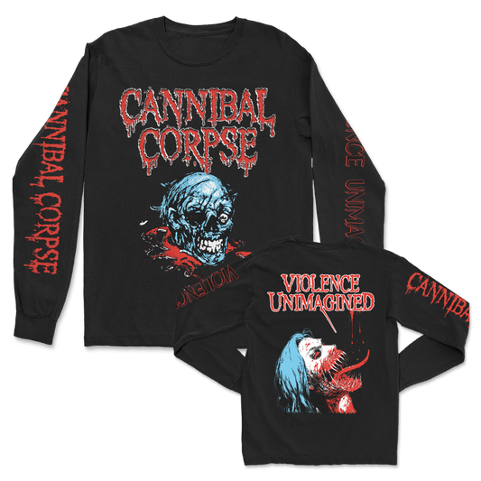 Skull Violence Unimagined Sketch Long Sleeve (Black)