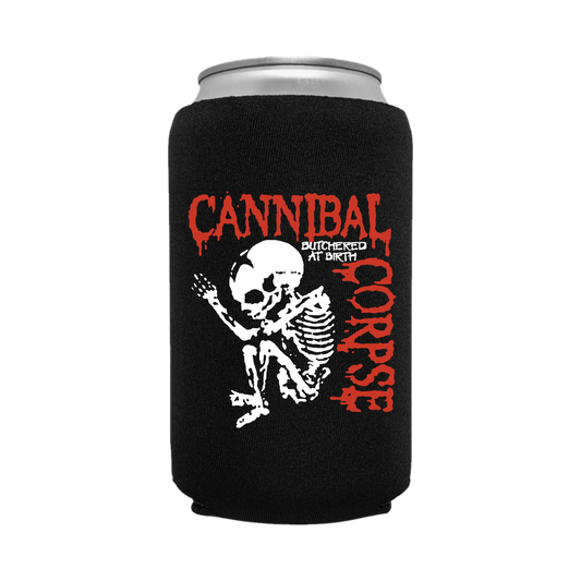 Butchered At Birth Fetus Coozie (Black)