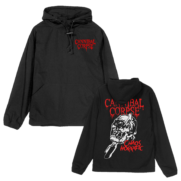 Ice Pick Skull Anorak Jacket (Black) – Cannibal Corpse
